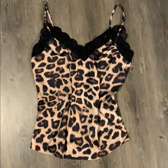 Cheetah lace top - Picture 1 of 2